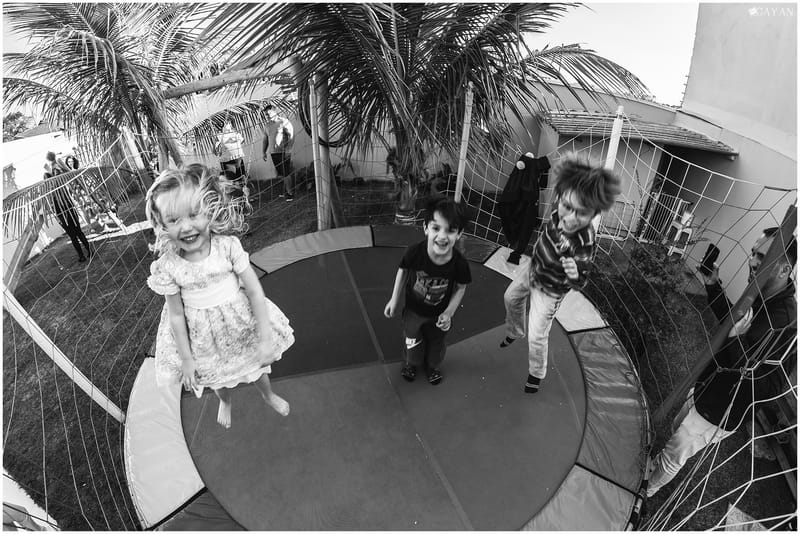 Con Yasmin e su familia