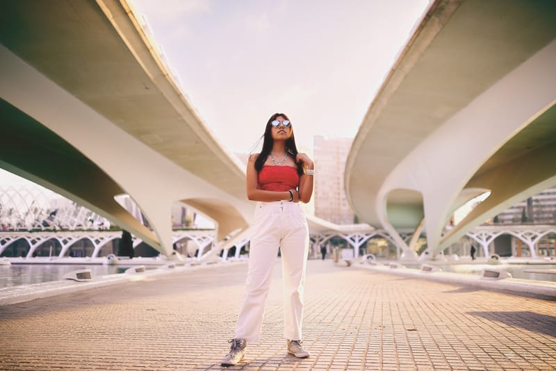 Con la modelo Valentina - Instagram: @valeencg