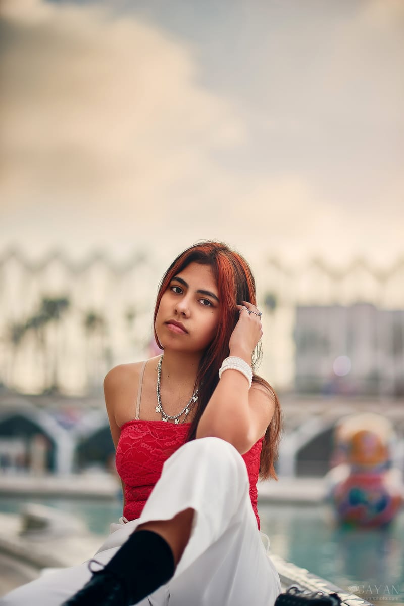 Con la modelo Valentina - Instagram: @valeencg