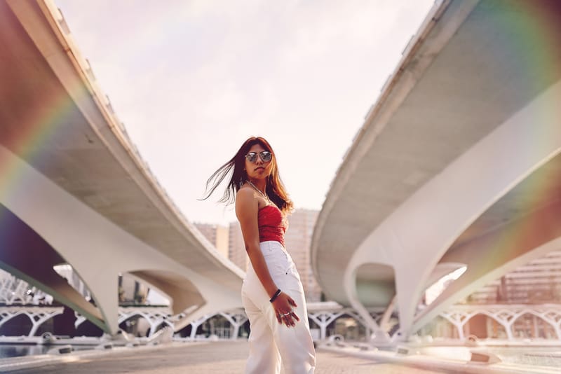 Con la modelo Valentina - Instagram: @valeencg