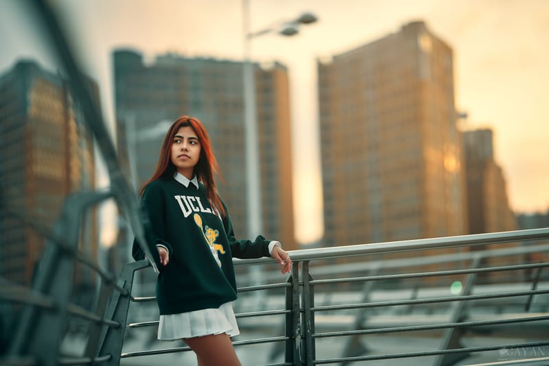 Con la modelo Valentina - Instagram: @valeencg