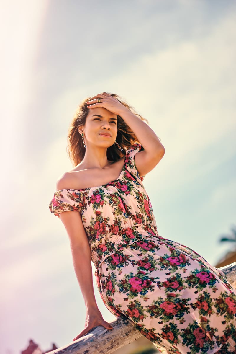 Con Lusinete Barreto y Familia