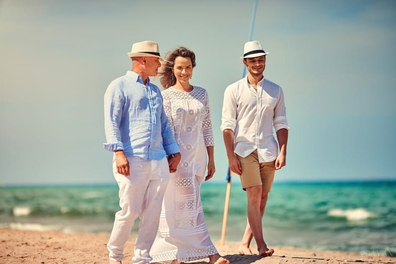 Con Lusinete Barreto y Familia