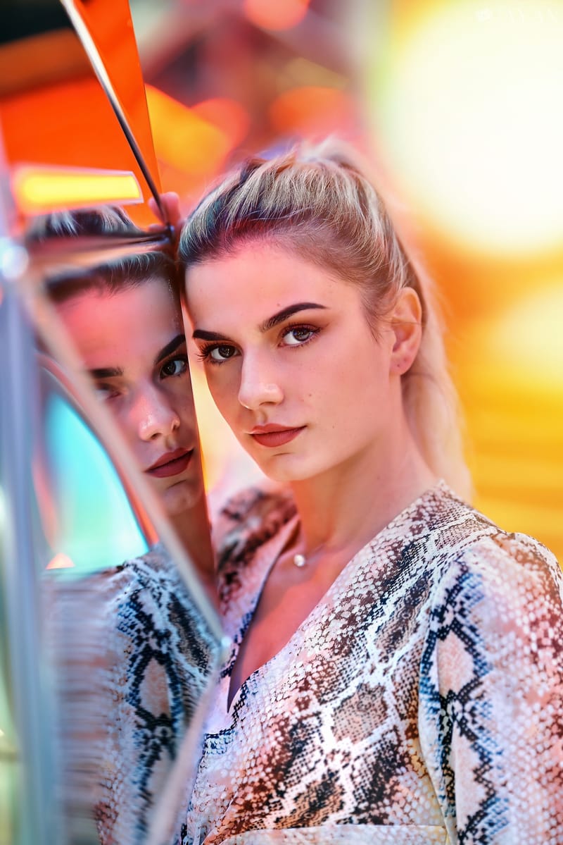 Con la hermosa Sarah Jaeghers - Facebook: @sarah.jaeghers