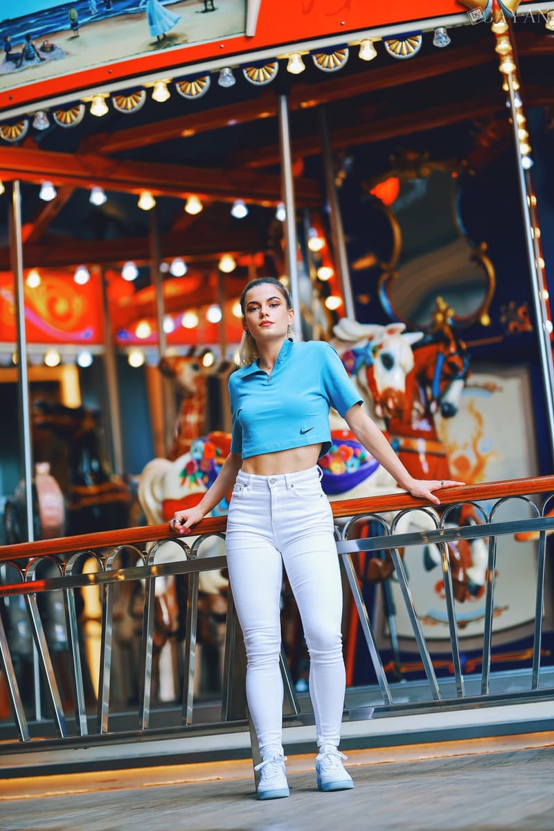 Con la hermosa Sarah Jaeghers - Facebook: @sarah.jaeghers