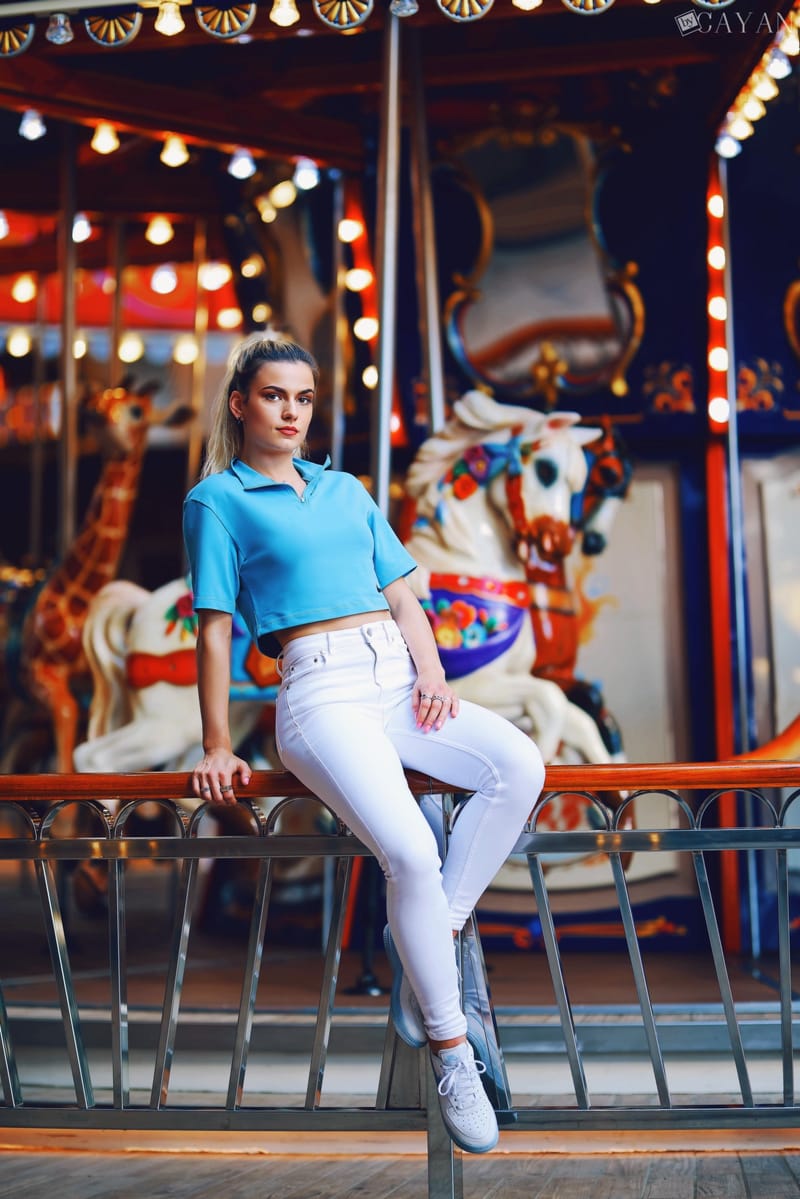 Con la hermosa Sarah Jaeghers - Facebook: @sarah.jaeghers