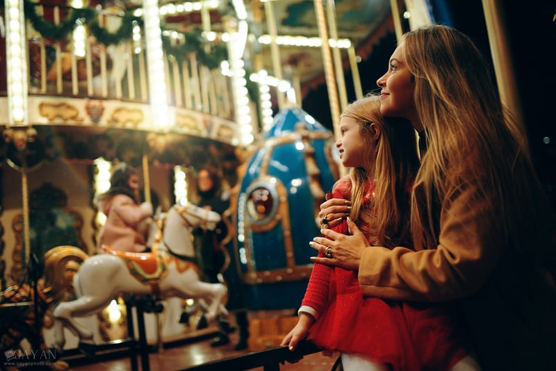 Con la familia Priscila, Gabriel, Manu y Chloe.