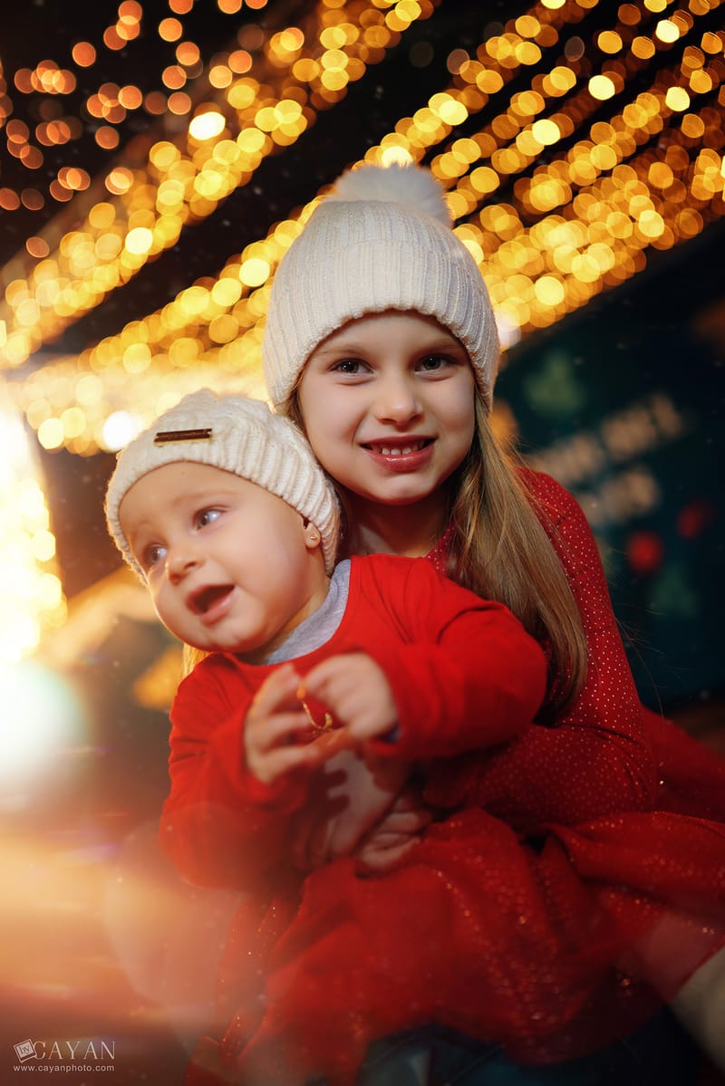 Con la familia Priscila, Gabriel, Manu y Chloe.