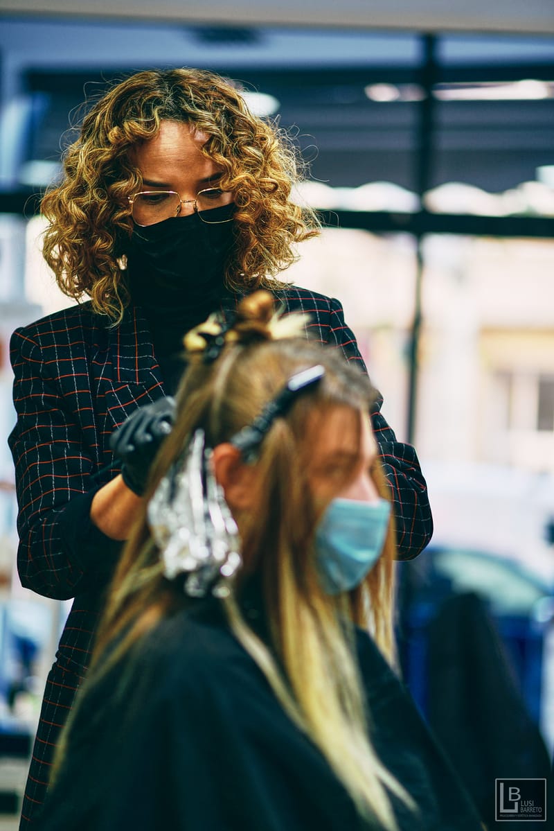 Trabajo de promoción para el centro de belleza Luis Barreto