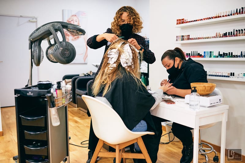 Trabajo de promoción para el centro de belleza Luis Barreto