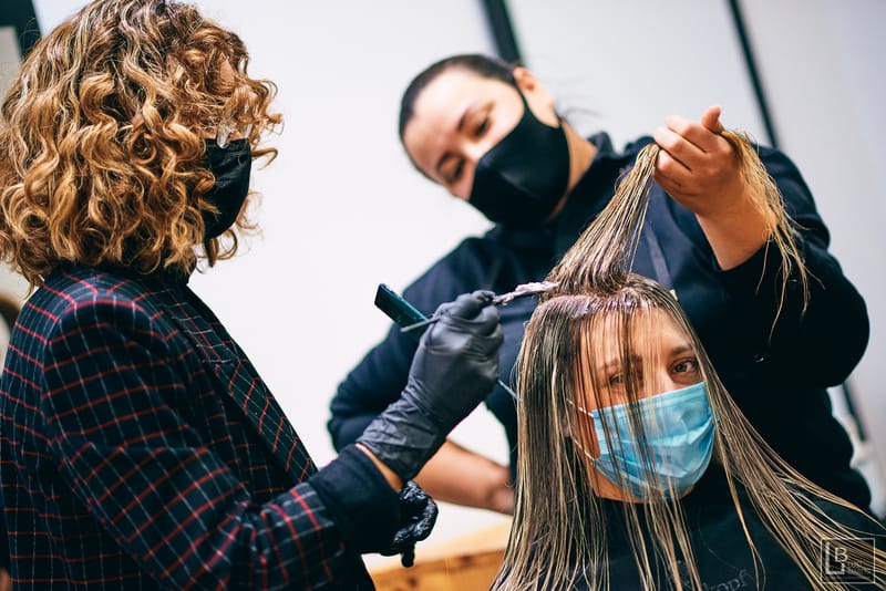 Trabajo de promoción para el centro de belleza Luis Barreto