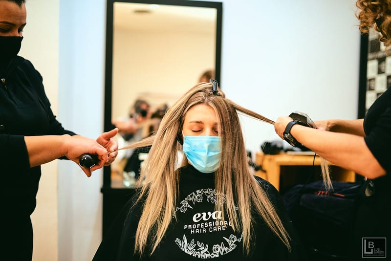 Trabajo de promoción para el centro de belleza Luis Barreto