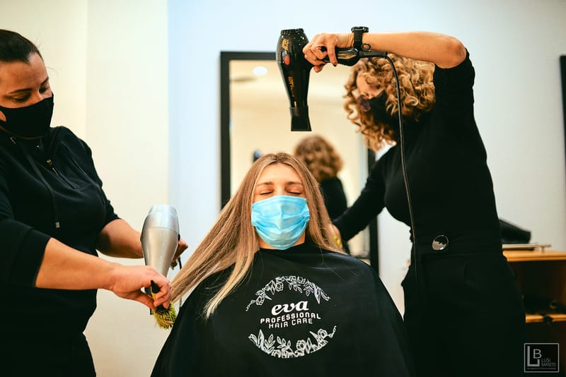 Trabajo de promoción para el centro de belleza Luis Barreto