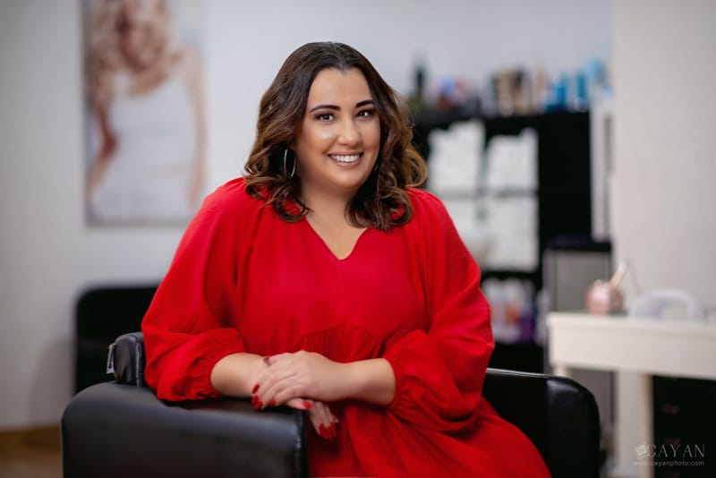 Trabajo de promoción para el centro de belleza Luis Barreto