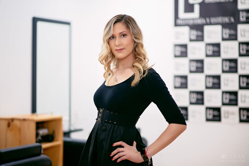 Trabajo de promoción para el centro de belleza Luis Barreto