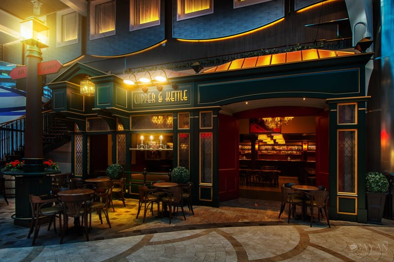 Material publicitario para el crucero Symphony of the Seas