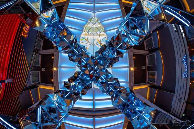 Material publicitario para el crucero Symphony of the Seas