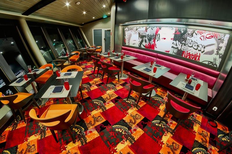 Material para catálogo y menú del Restaurante Chino Asiático IZUMI