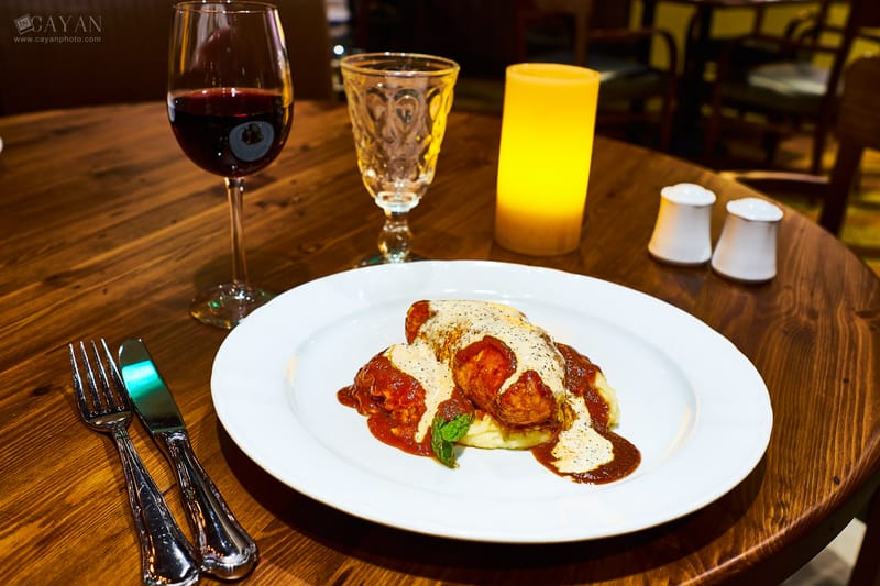 Material para catálogo, menú y promoción de Steak House Chopp Grill