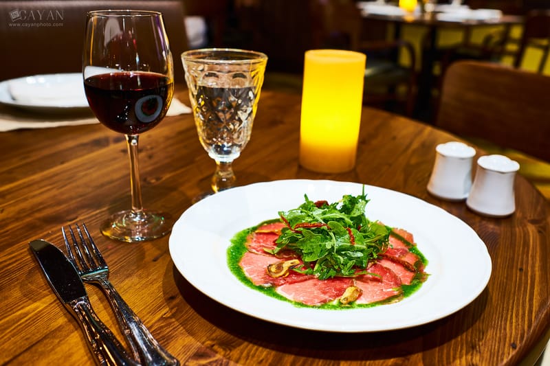 Material para catálogo, menú y promoción de Steak House Chopp Grill