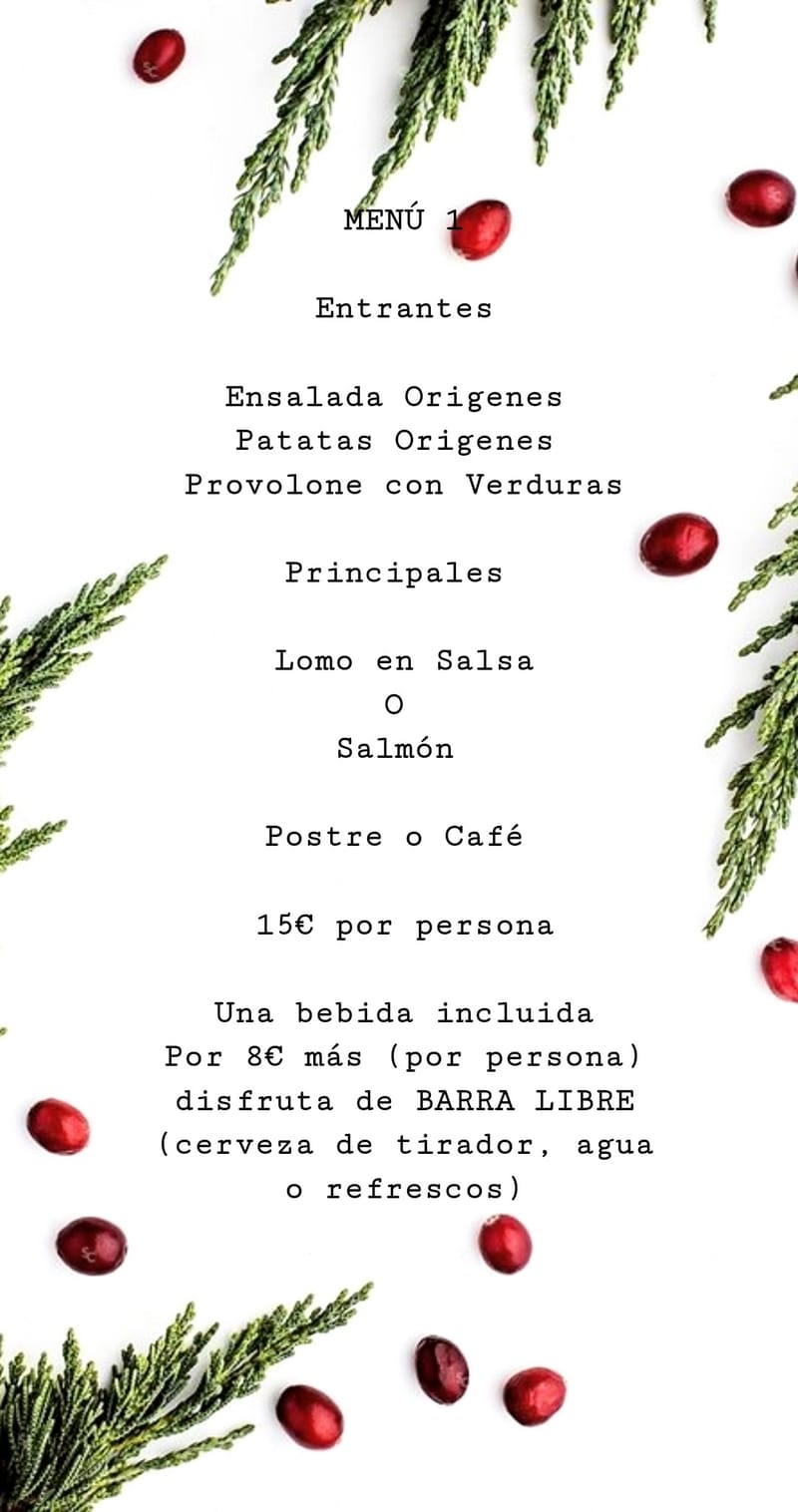 MENUS DE NAVIDAD