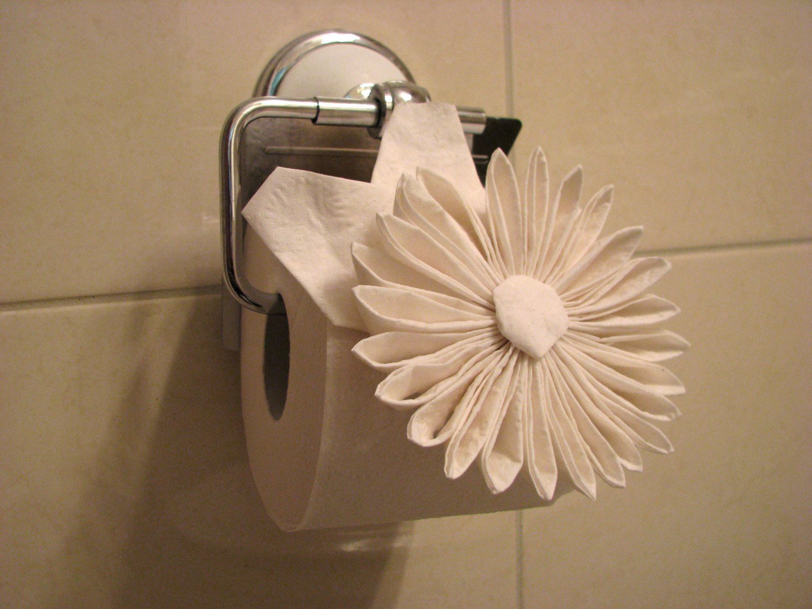 Origami met toiletpapier