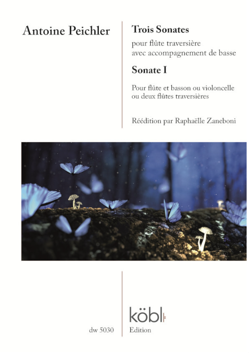 Antoine Peichler, Sonate 1 pour flûte avec accompagnement de basse