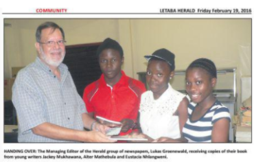 Letaba Herald Editor, Lukas Groenewald
