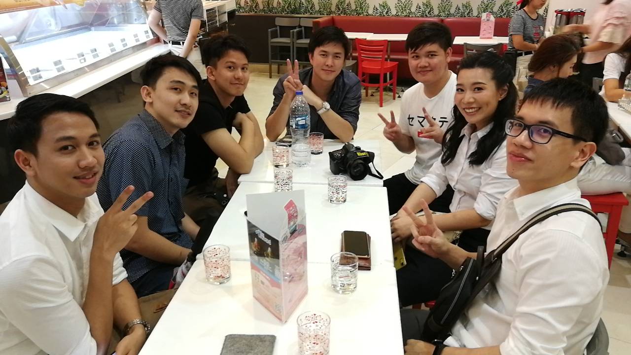 Post-commencement rehearsal ice-cream treat :D