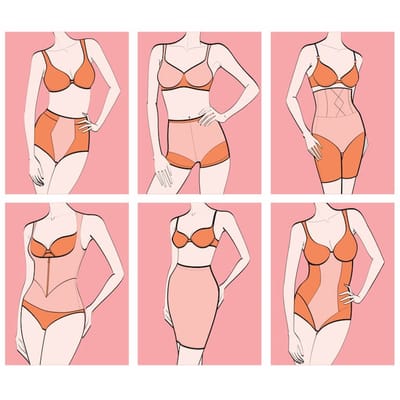 Different types of shapewear for different parts of your body