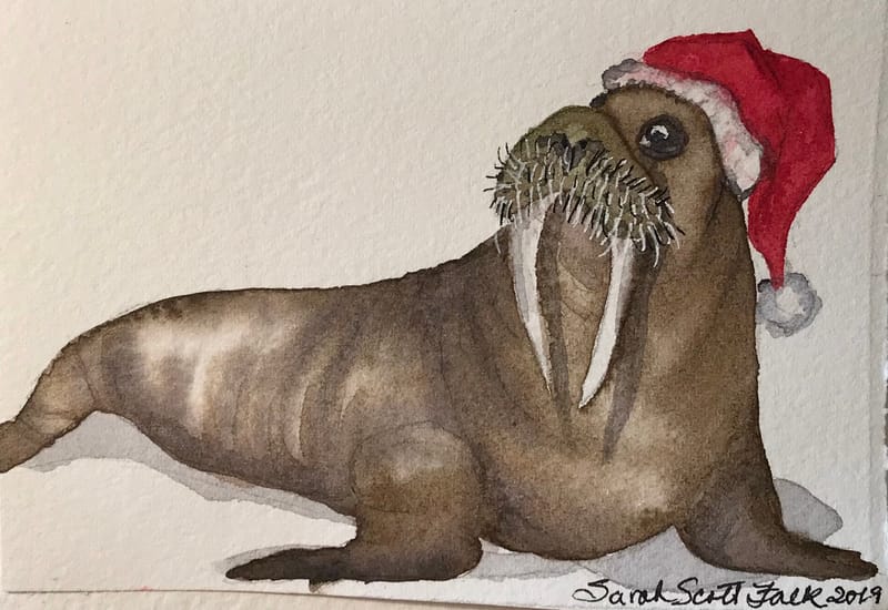 I am the Christmas walrus!