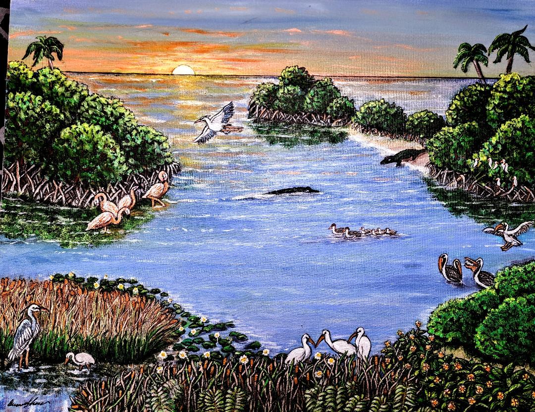 Everglades Sunrize (SOLD)