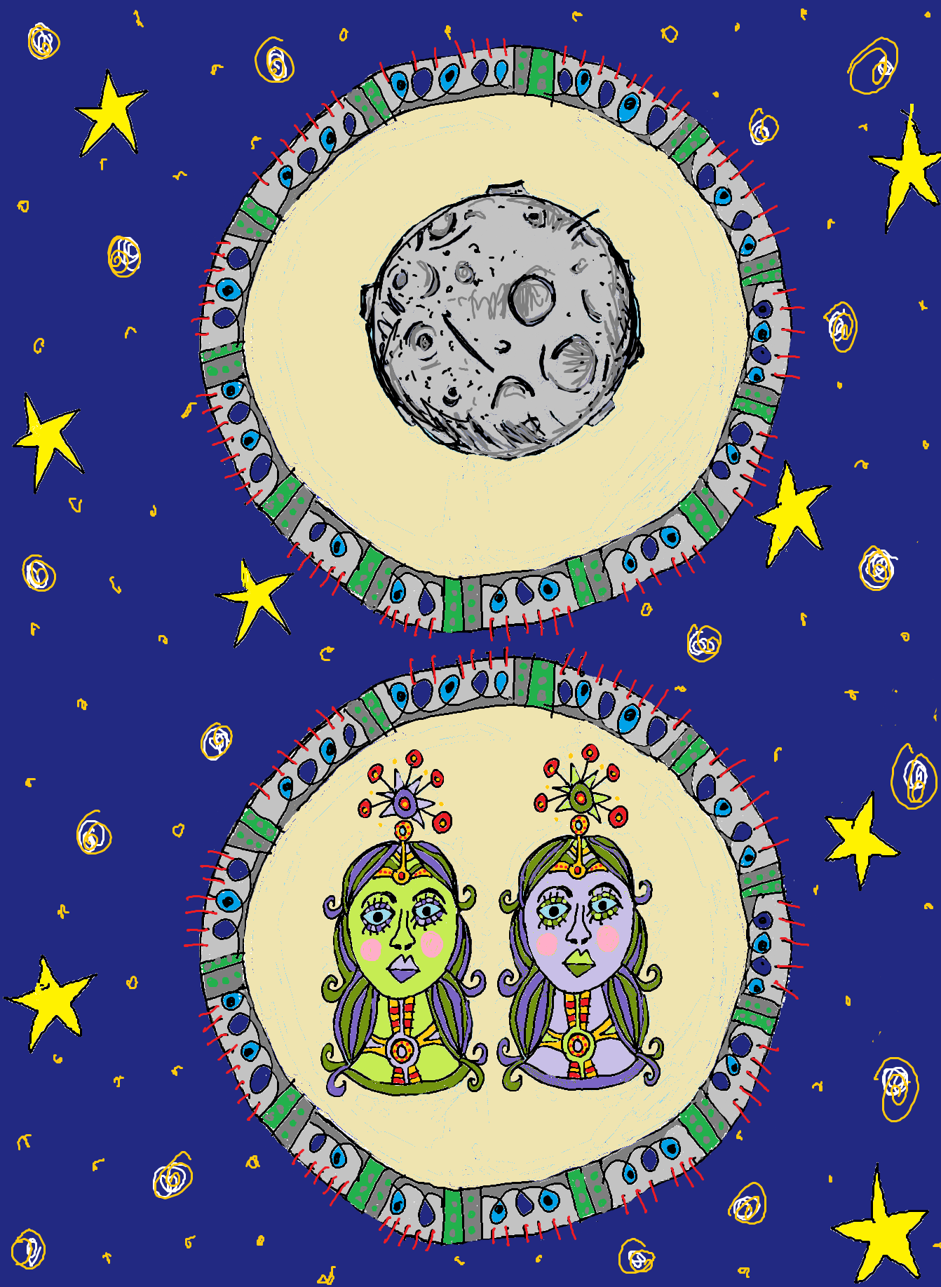 Gemini and the Moon