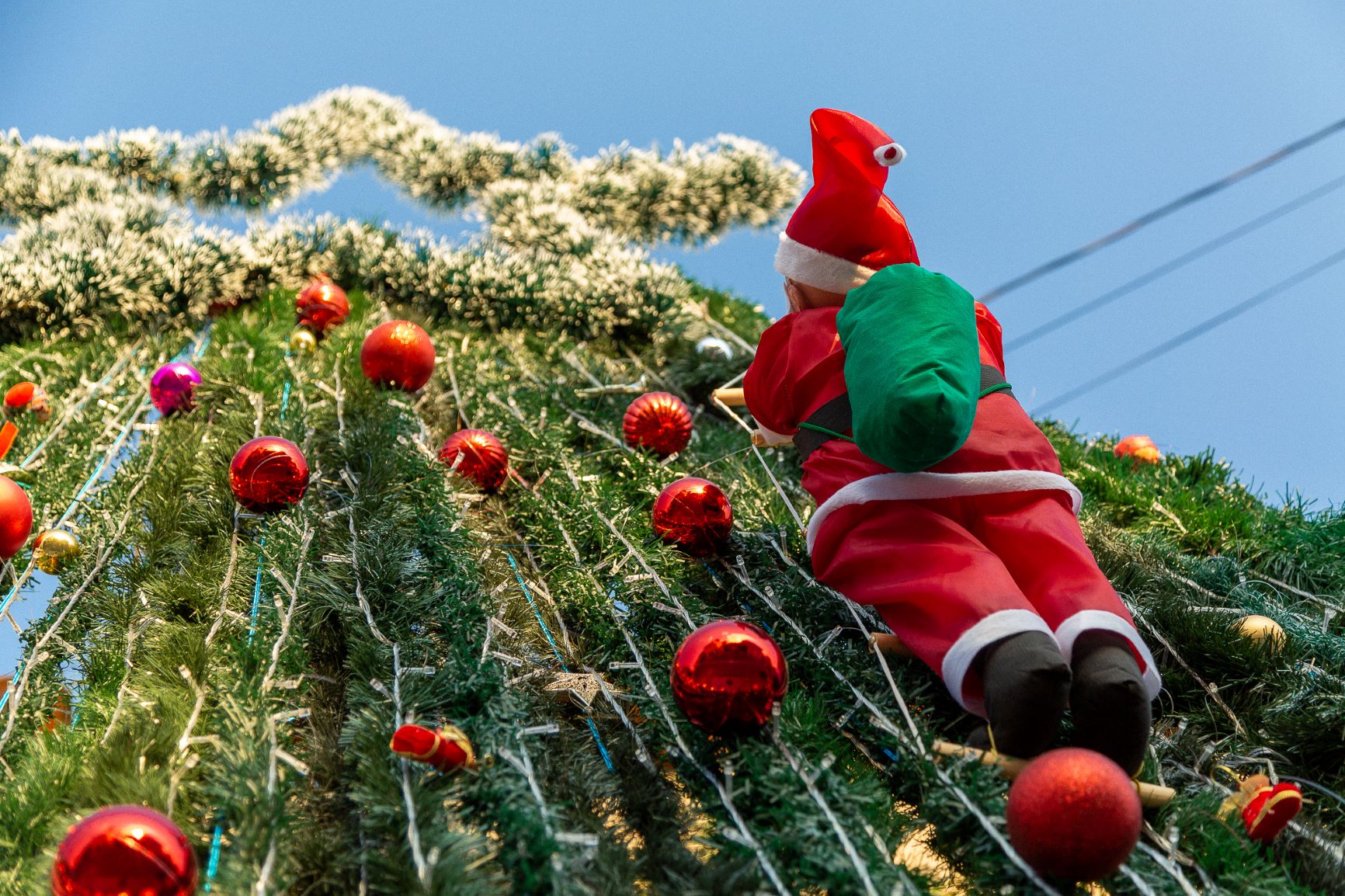 Uma árvore de natal, de 6 metros, dos sonhos e com muito poder de fazer você sonhar!