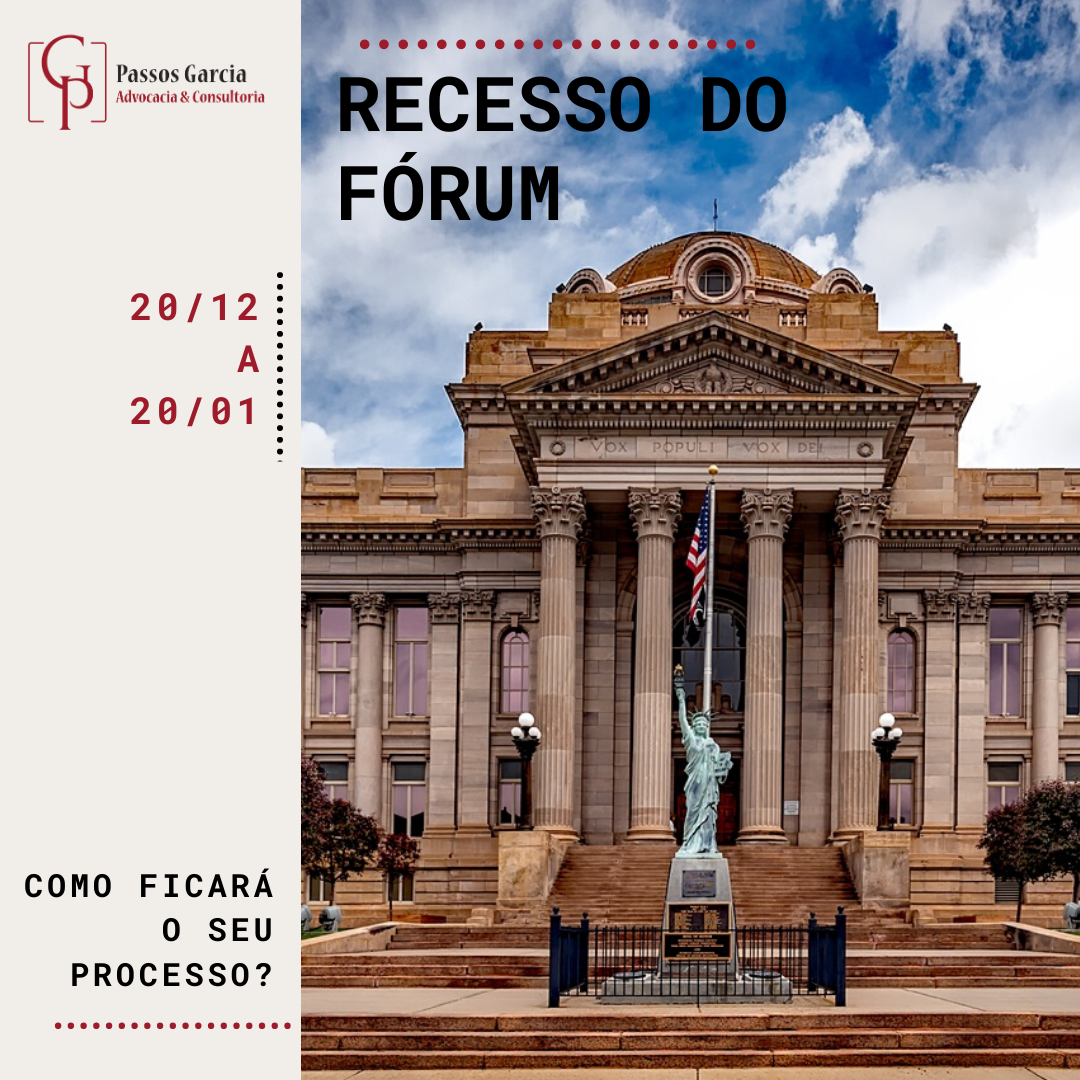 Como ficará seu processo no recesso do fórum?