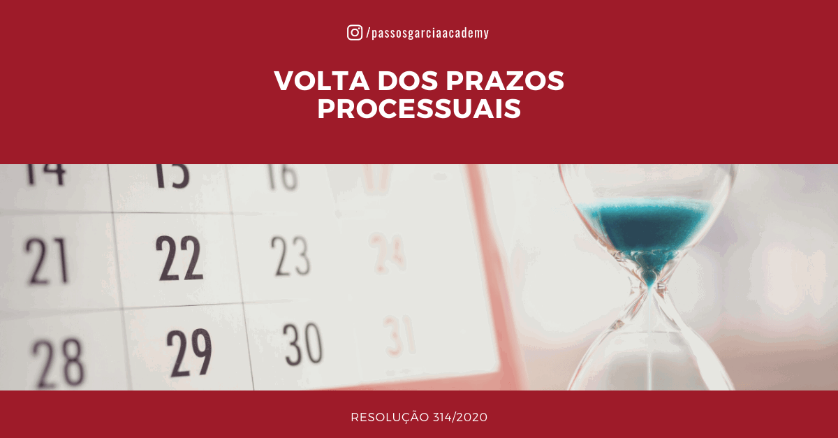 Volta dos prazos processuais durante o Corona Vírus