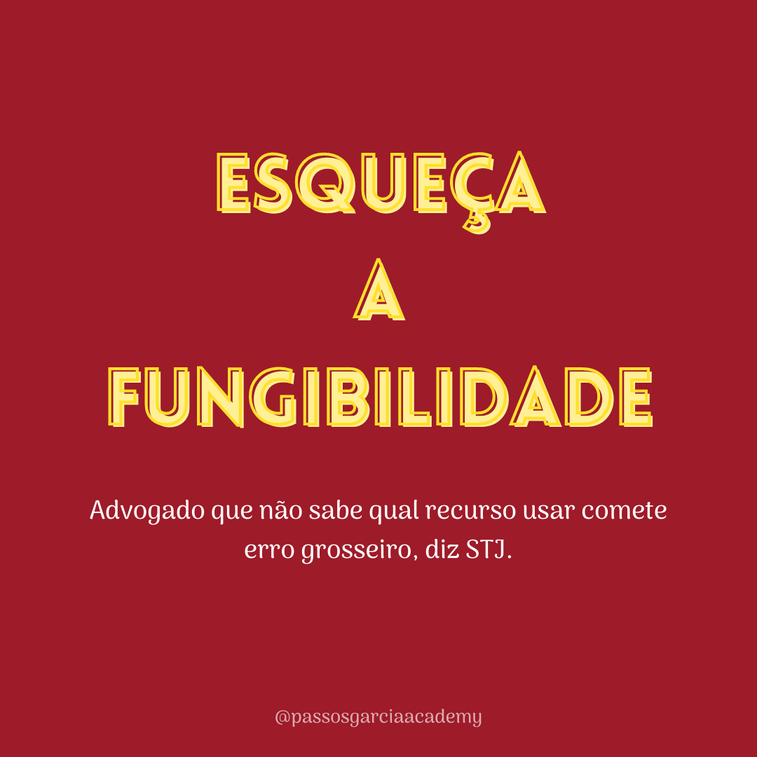 O princípio da fungibilidade