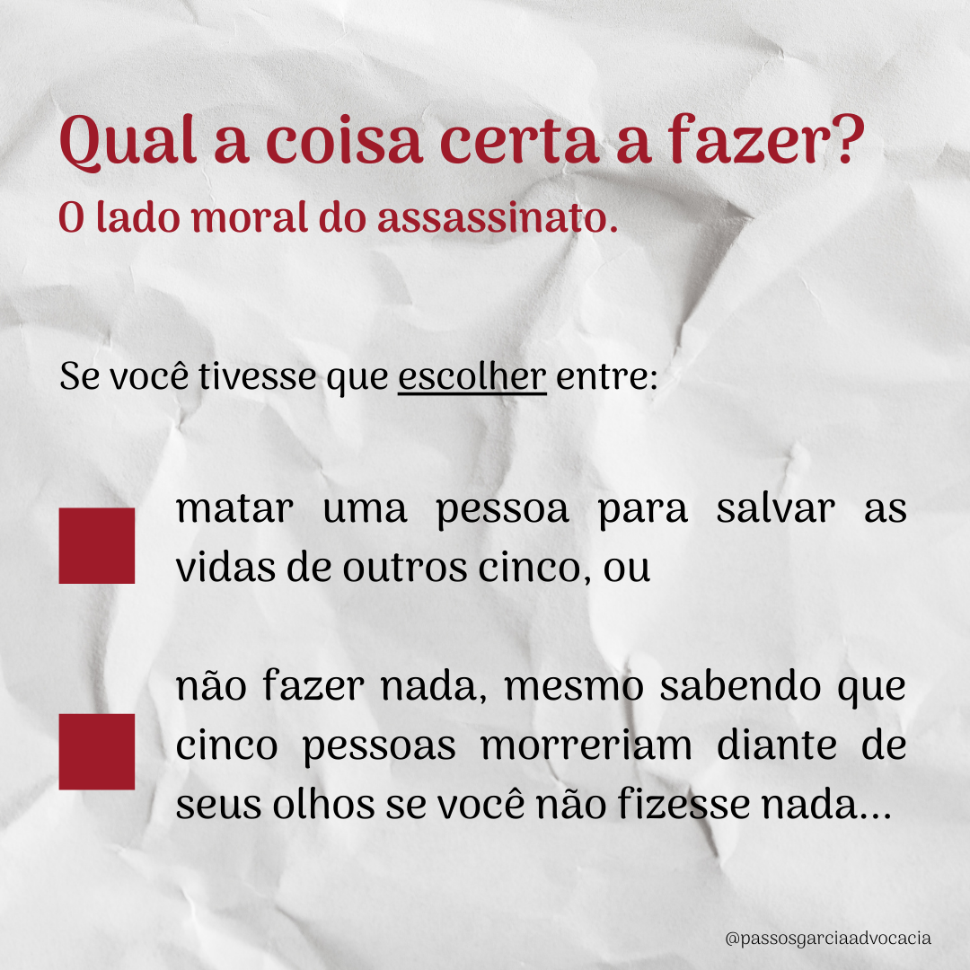 O lado moral do assassinato