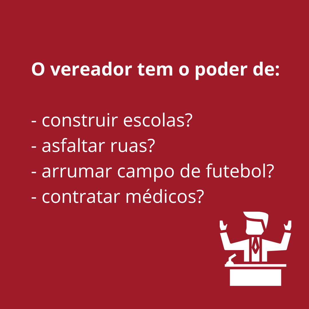 As funções de um vereador que você não sabe!