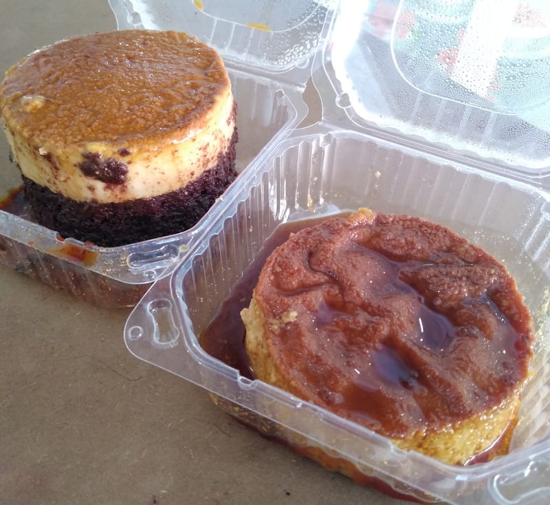 Mini Flan napolitano y chocoflan