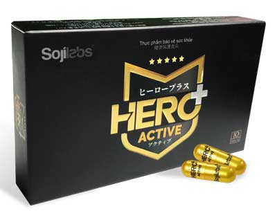 8. Viên uống tăng kích thước cậu nhỏ Hero+ Active