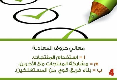 معاني حروف المعادلة