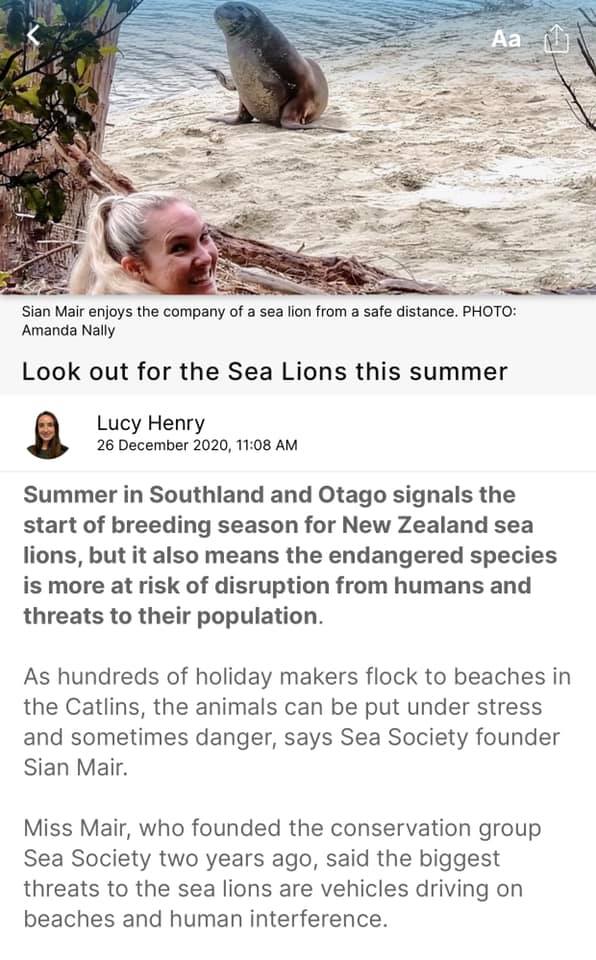 Look Out For Sea Lions This Summer