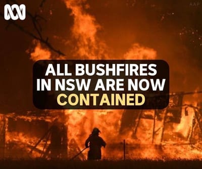 NSW Bushfires Are Contained