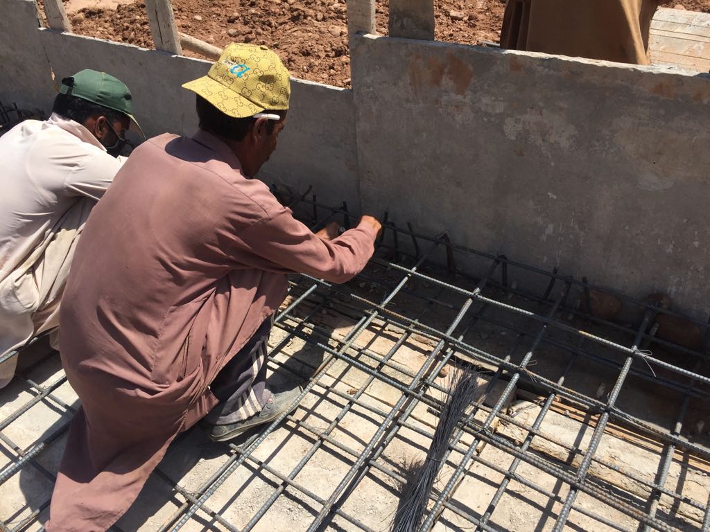 Construction of PIA Housing Society in 2018.