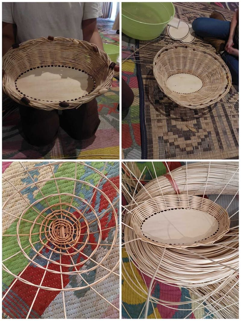 "Basket weaving" workshop