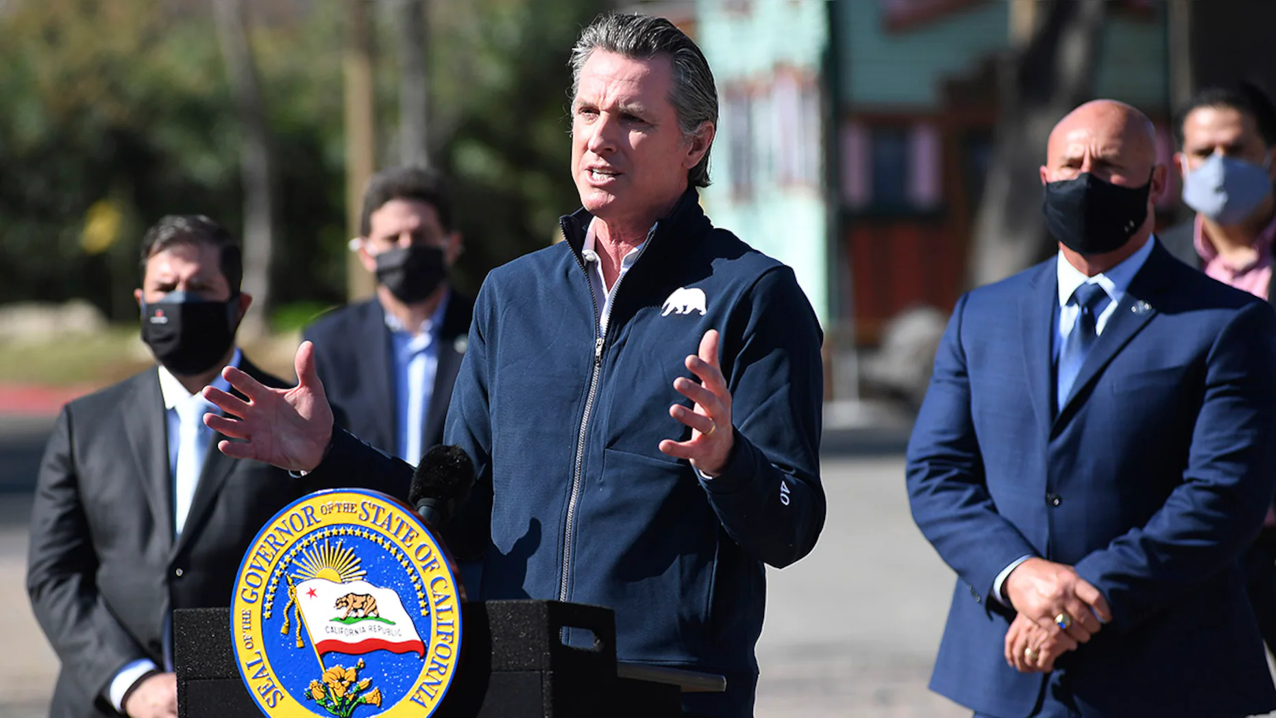 Winner by default. Governor Newsom. Just ask Pelosi.