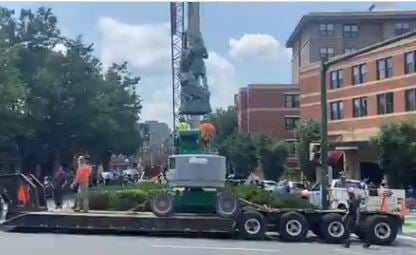 Have they no shame? Historic 102-Year-Old Lewis, Clark and Sacagawea Statue Toppled in Charlottesville