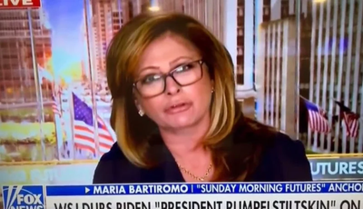 Maria Bartiromo let's Joe have it.