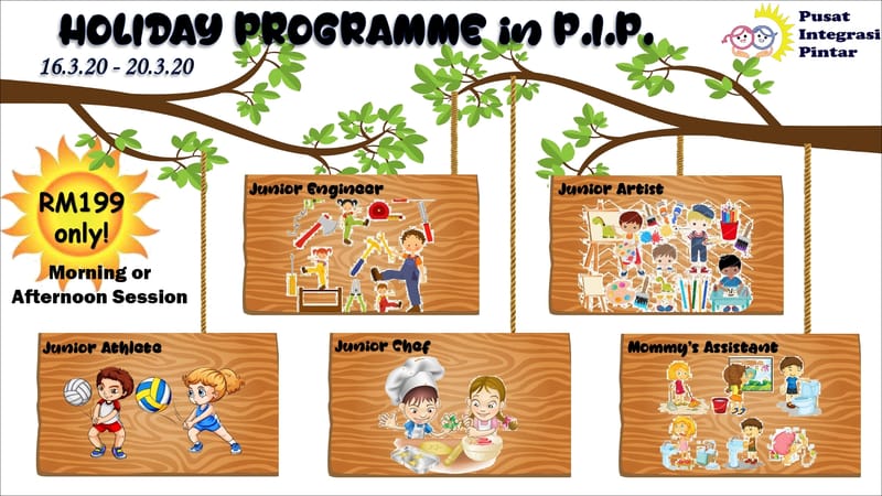 MARCH 2020 HOLIDAY PROGRAMME